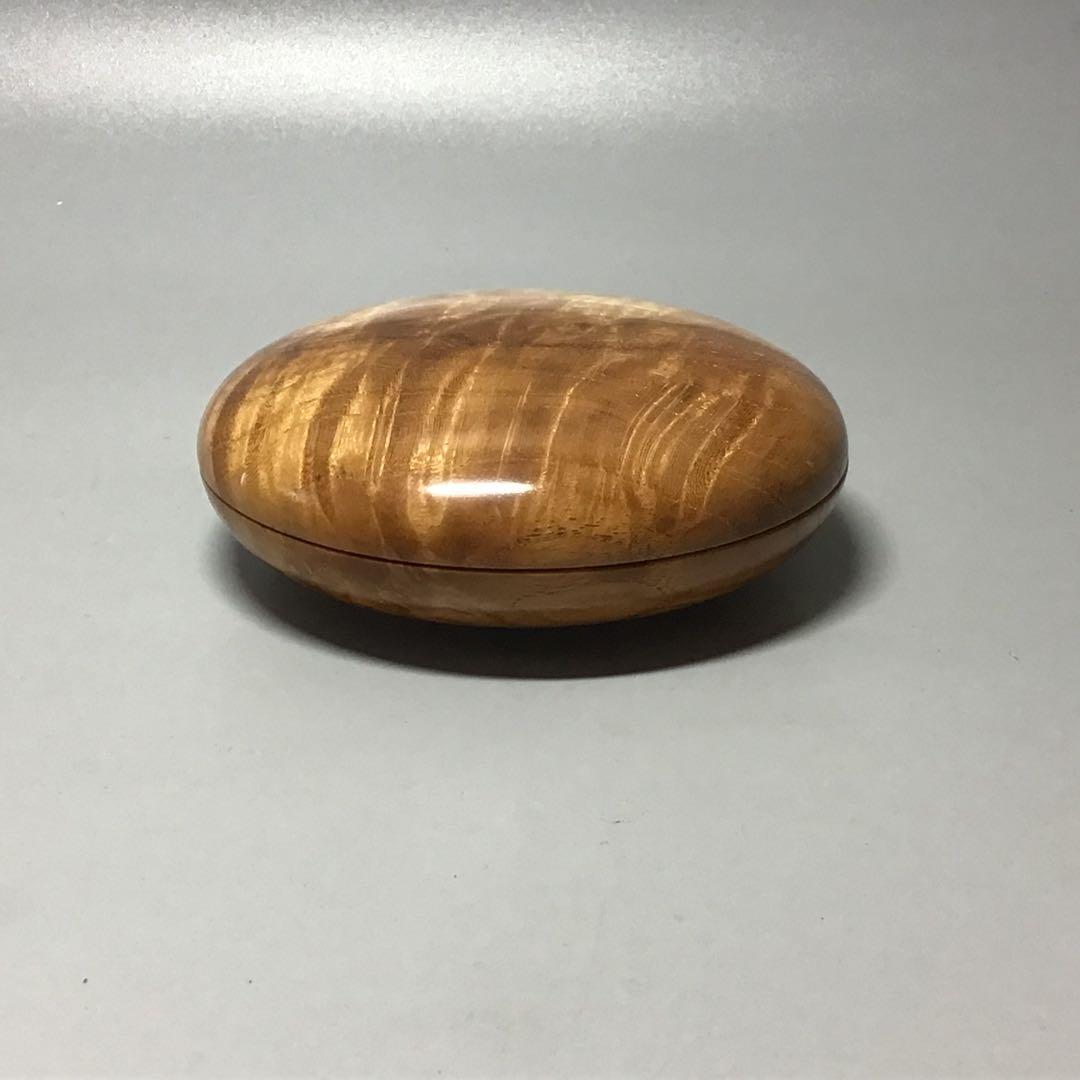 けんぽなし　上杢　ミニ食蘢　小物入れ　　ガラスコート仕上げです