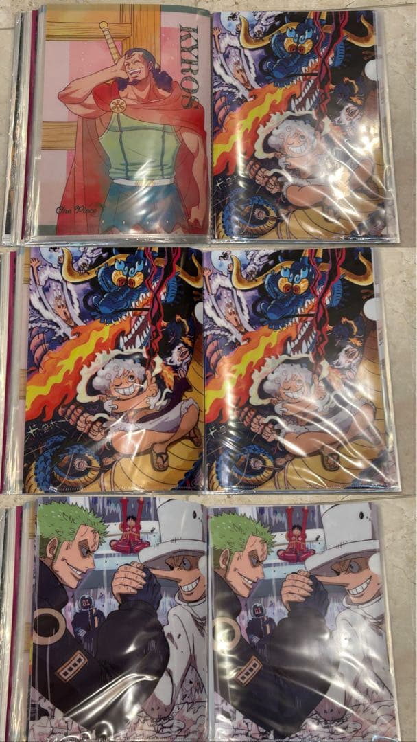 ワンピースA4クリアファイル ONE PIECEコミックカバー 投票 一番くじ