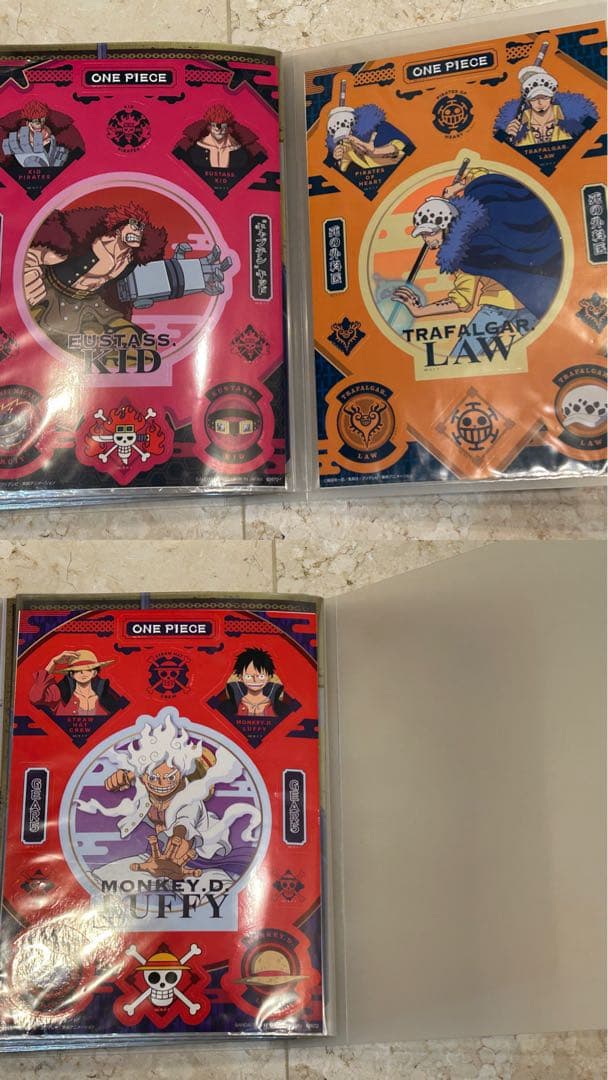 ワンピースA4クリアファイル ONE PIECEコミックカバー 投票 一番くじ