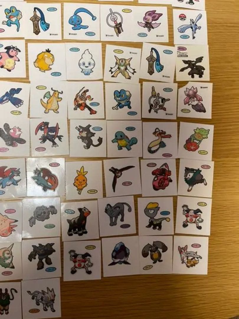 108枚バラ売り要相談 シール付 ホルダーXY ポケモンパン ポケモン