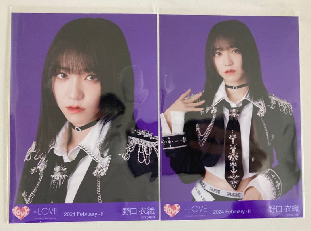 野口衣織 生写真 セミコンプ =LOVE イコラブ 呪って呪って 歌唱衣装