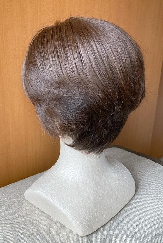 もんちゃん　マダムヒロコ　ハンドメイド　人毛MIX　ビューティフルショート