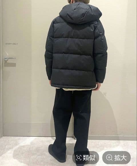 【新品未使用】今季グローバルワークハイスペックアーバンダウン L 黒ブラック