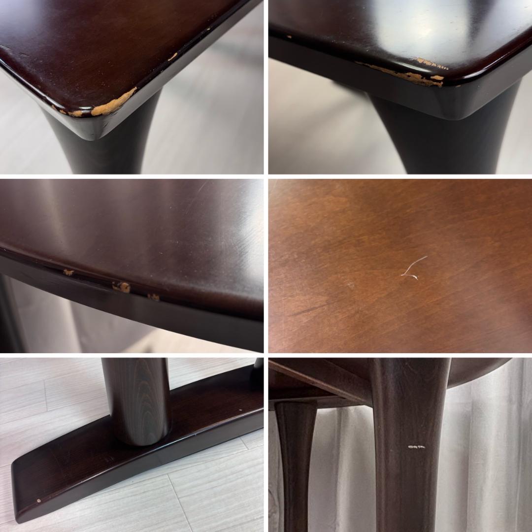 カリモク　半円　ダイニングテーブル