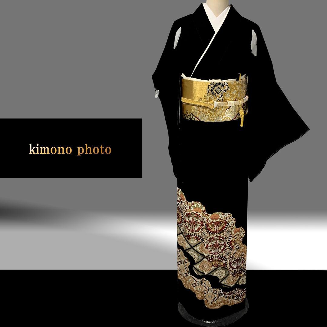 正絹【新品、未使用】6点フルセット【トールサイズ】極上逸品金彩