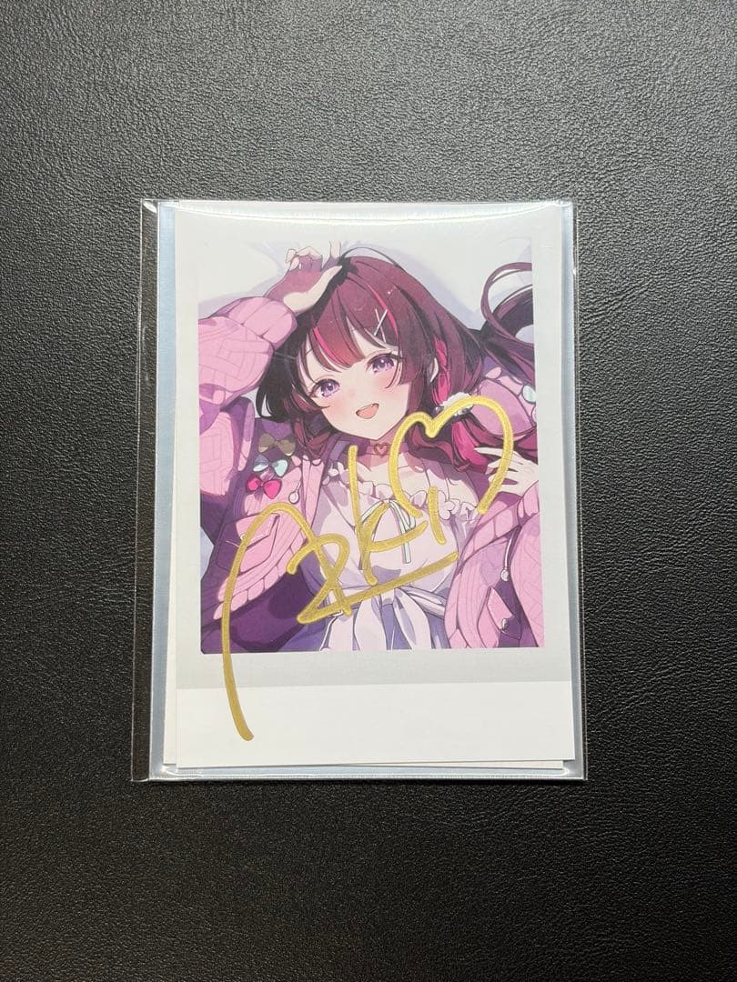 AZKi 誕生日記念2025チェキ風ブロマイドカード 直筆サイン ホロライブ