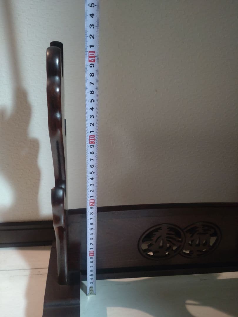 刀掛け 三本掛け 透かし彫り 武具 骨董品