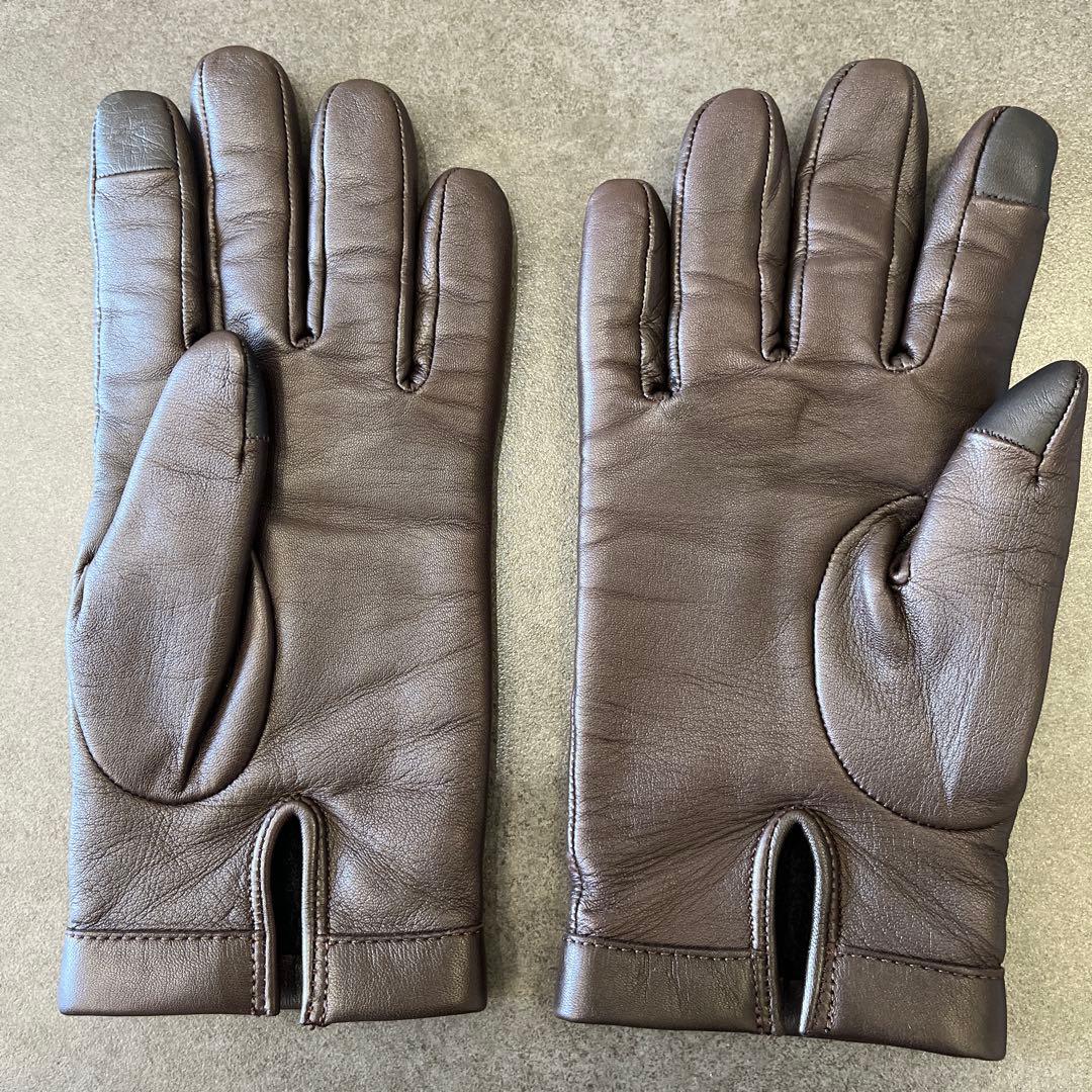ベルルッティブラウン レザー カリグラフィ手袋 サイズ8 - メルカリ