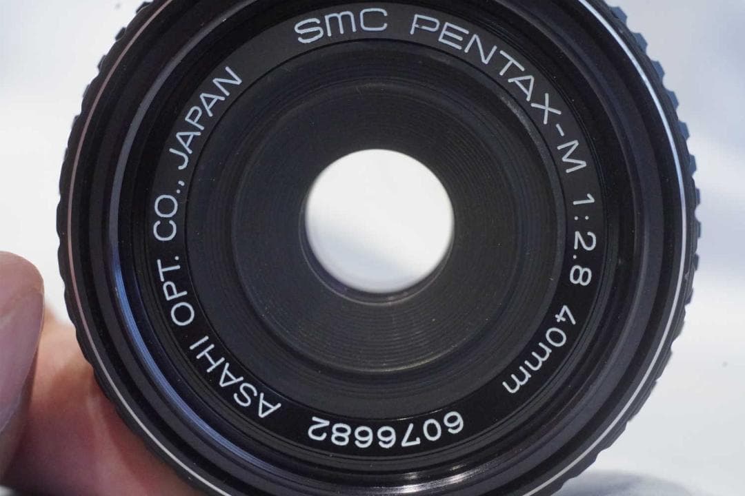 PENTAX MXとパンケーキ40ミリレンズ どちらも難あり
