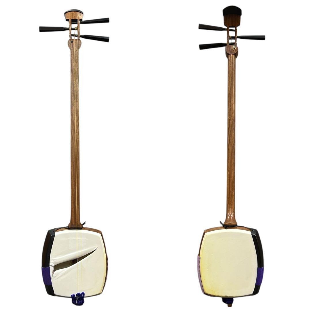 地唄三味線 中棹 東さわり 地唄 ジャンク 楽器・機材