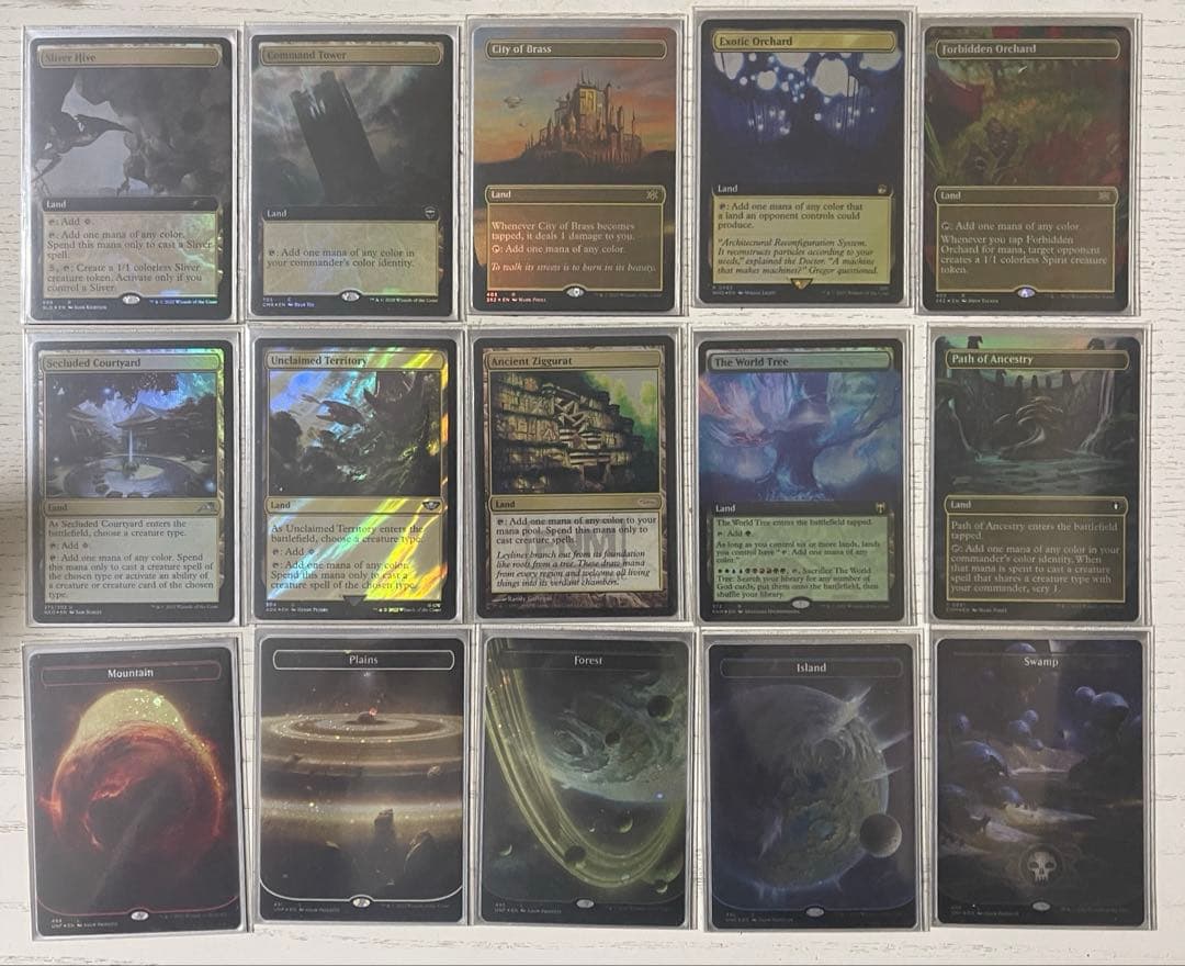 MTG EDH スリヴァー デッキパーツ フルfoil セット 統率者