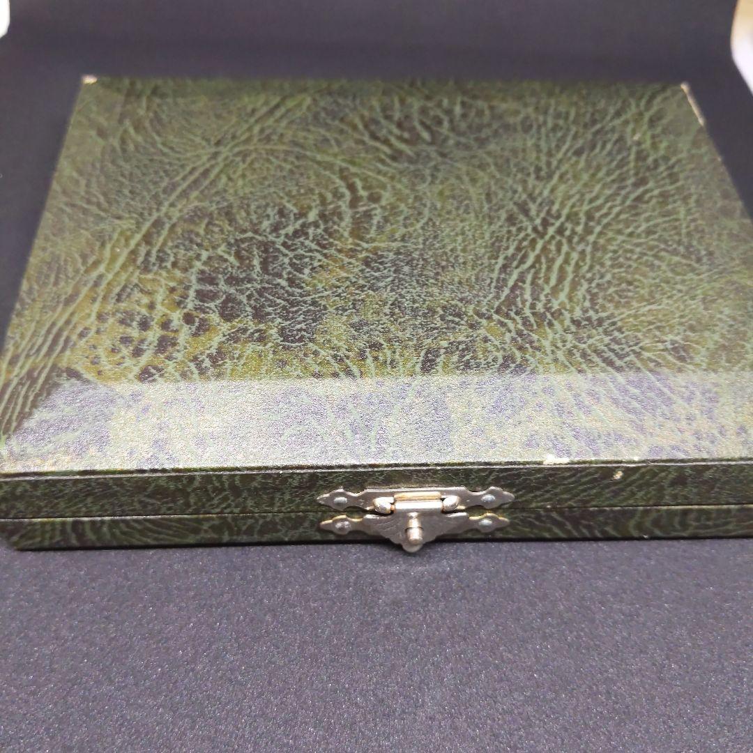 安藤七宝 J. Ando 帯留め 青と金 当時物