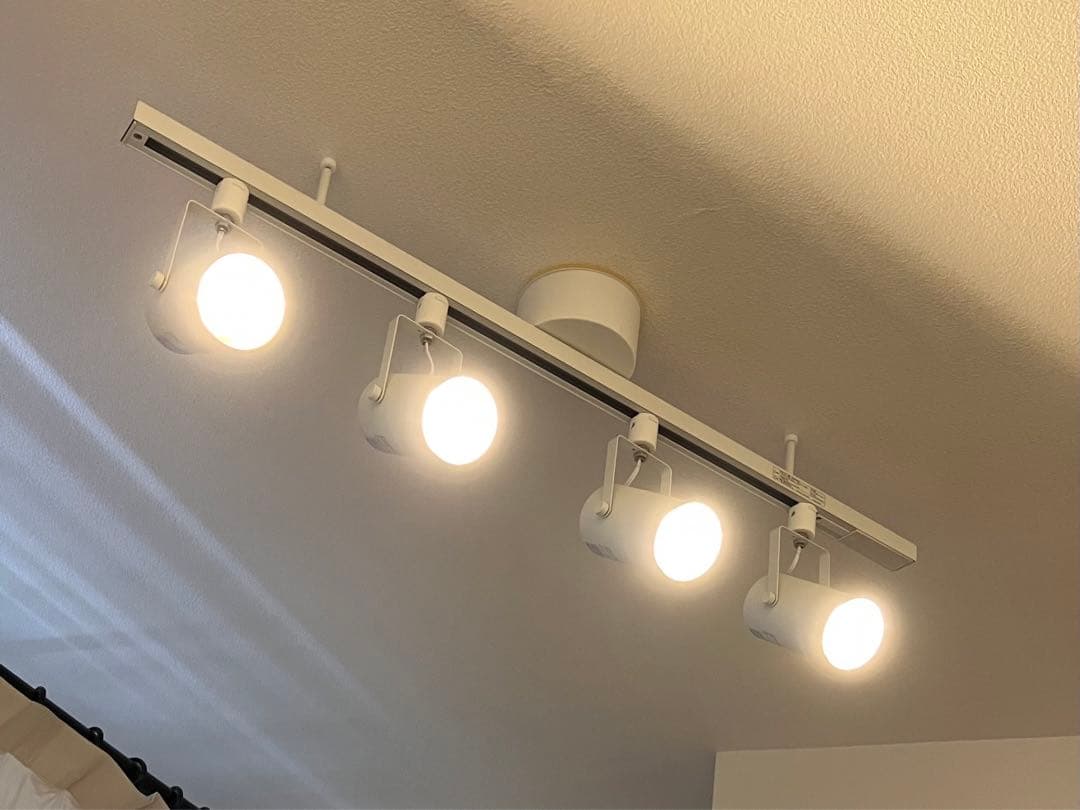 無印良品 システムライト LEDスポットライト 大 ホワイト 4個セット