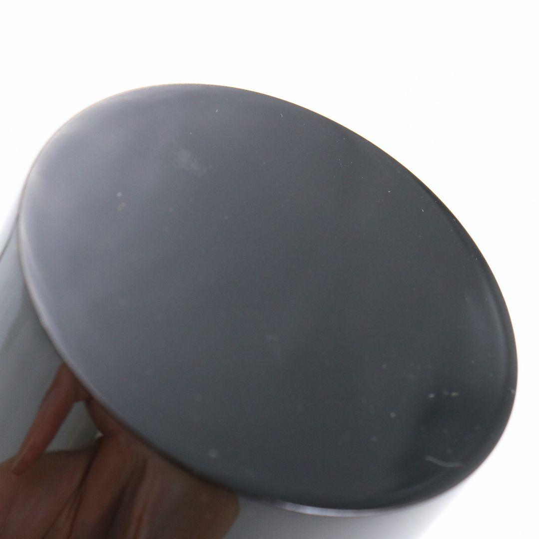 中川秀甫作 黒 中次 薄茶器 真塗 茶道具 共箱 V929