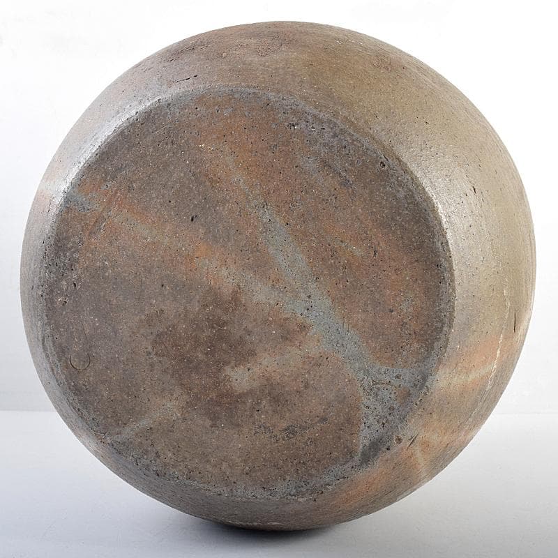 伊部焼 古伊部 大水指 壺 高さ約29㎝ 時代箱 MR8815B