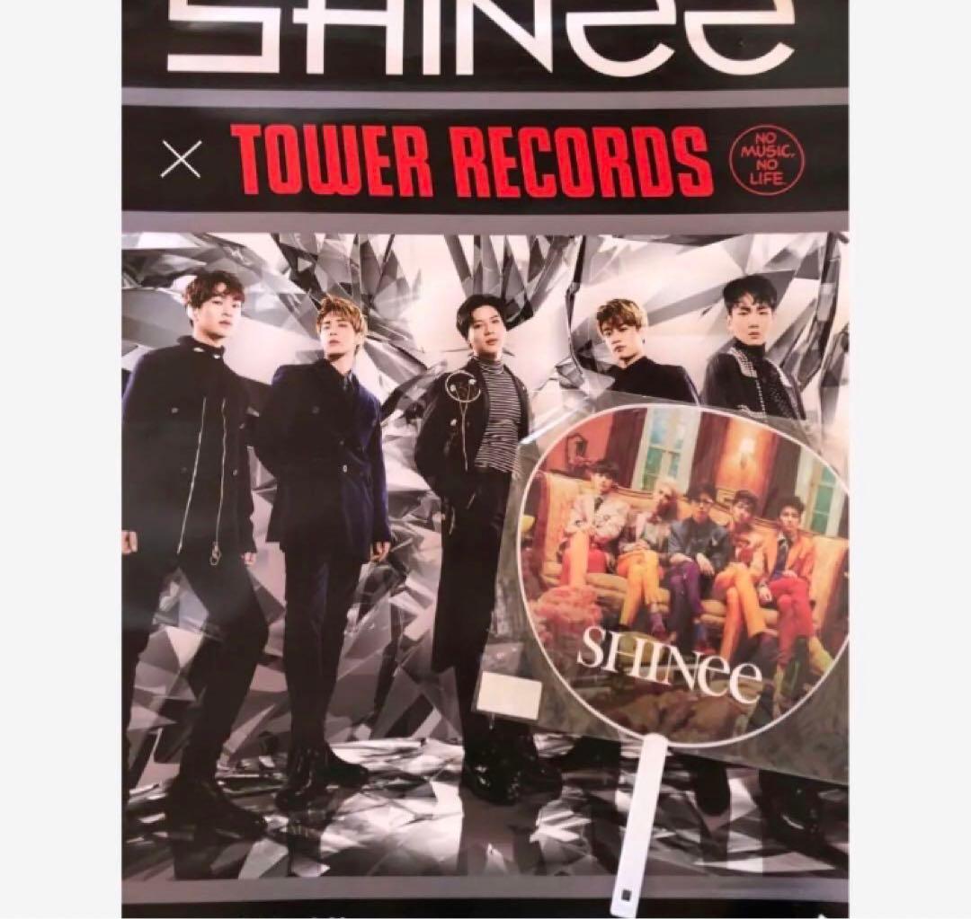 SHINee メリミュMTTM うちわタワレコ当選品FIVE 特大ポスター