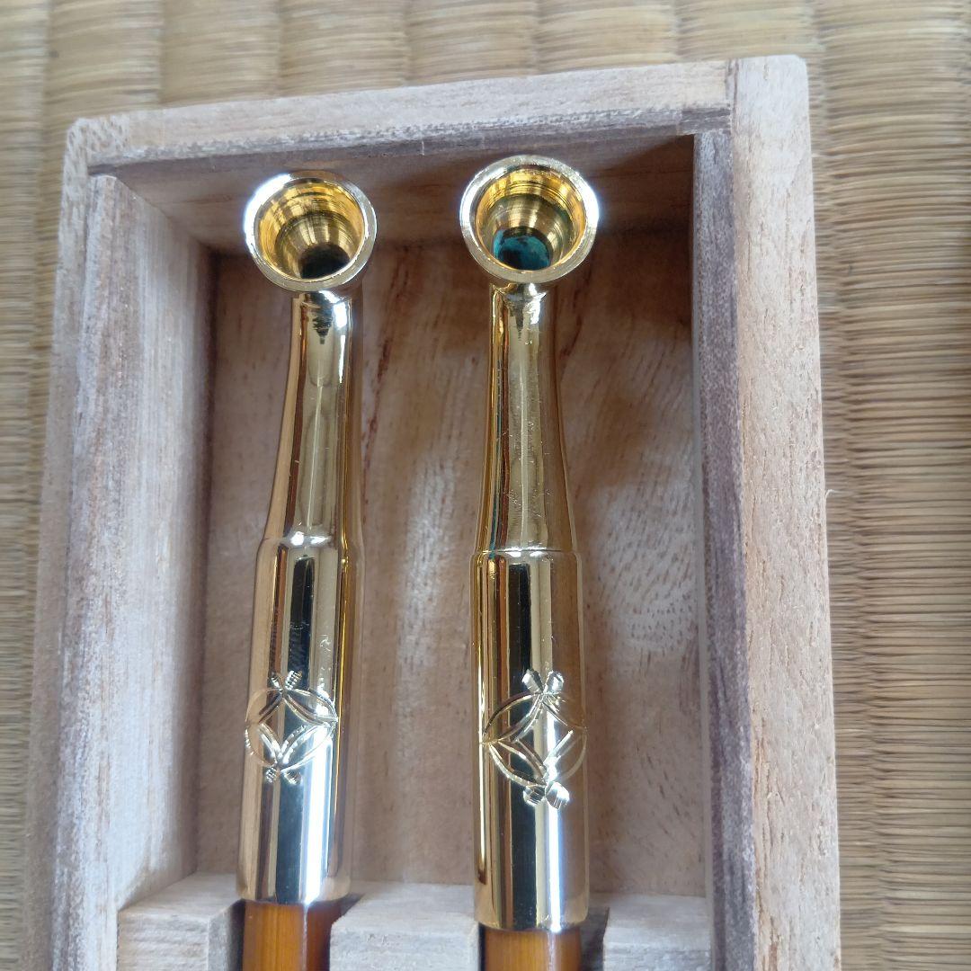 茶道具 宗徧流 煙管 一双 木村清五郎 キセル