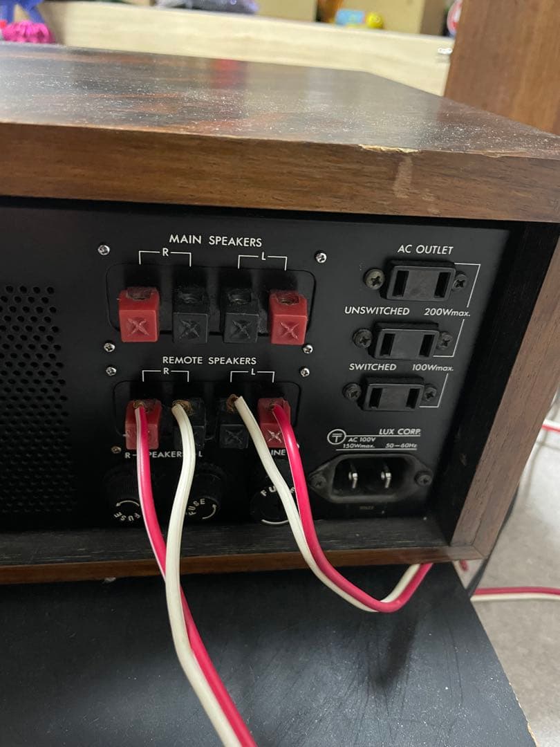 LUXMAN 504 ソリッドステートアンプ音出し確認済み - メルカリ