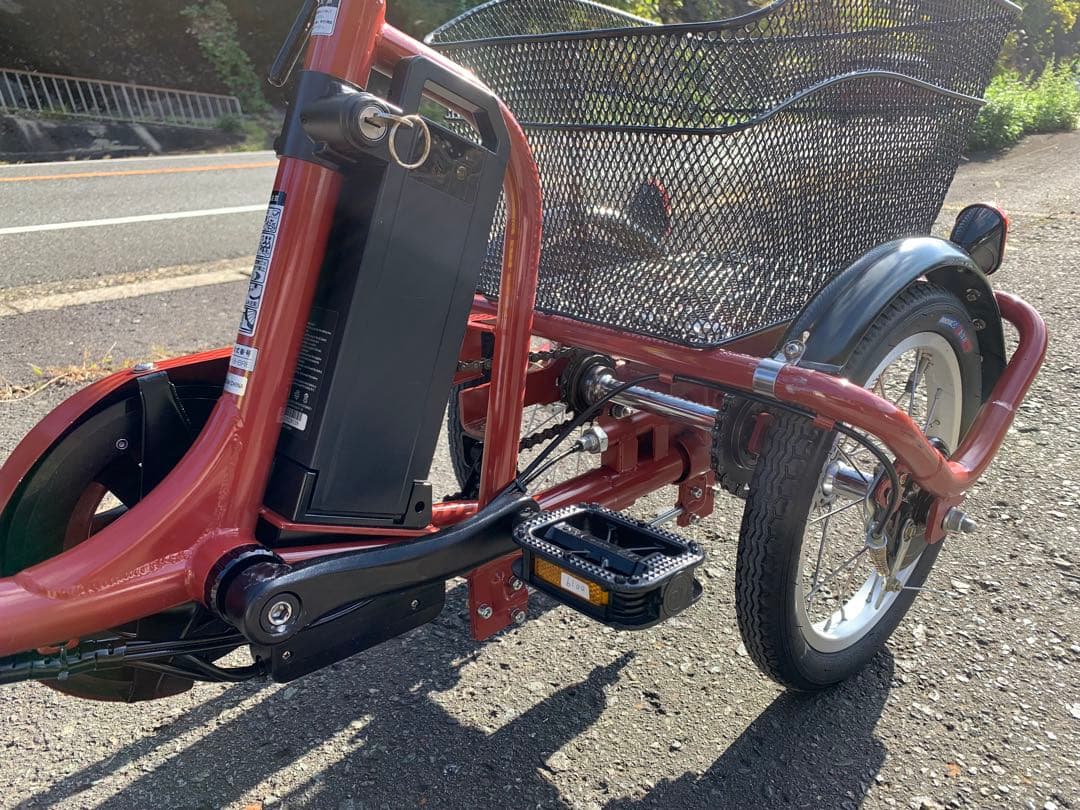 【即乘】送料無料E-PAR+ON電動アシスト三輪自転車18-14インチ動作確認済