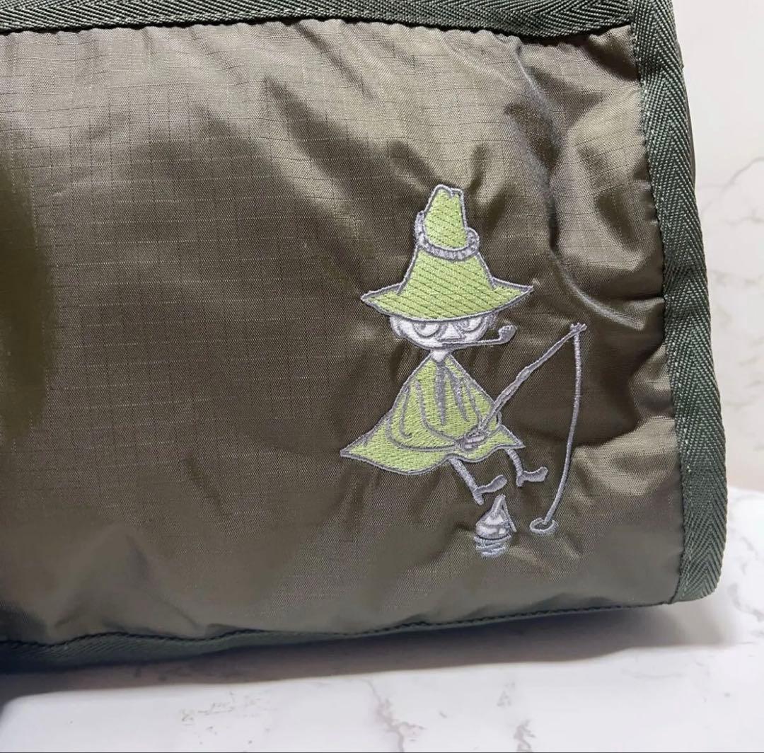 レスポートサック ムーミン ボストンバッグ オリーブグリーン