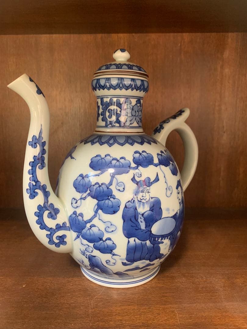 イ920 水指『平安 橋本紫雲造』『色絵蔦の絵 水指 共箱』茶道具