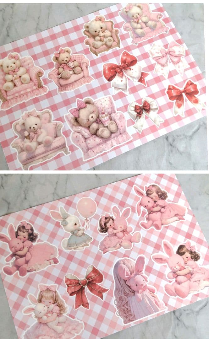 lien様♡両面印刷♡デザインペーパー コラージュシート 30枚 624