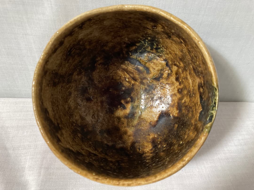 実家整理 茶道具 織部 美濃焼 茶碗