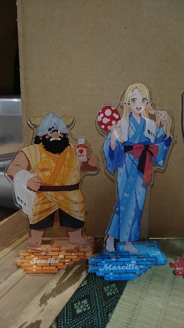 中古】アクリルスタンド 5体セット ダンジョン飯 極楽湯コラボ