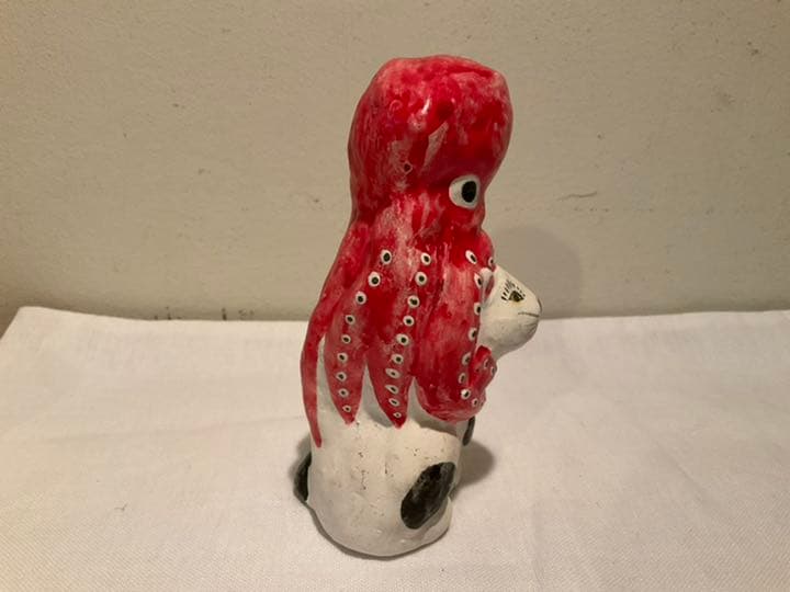 最も安い 相良人形 猫とたこ 7代さがらたかし 相良人形 猫とたこ 7代