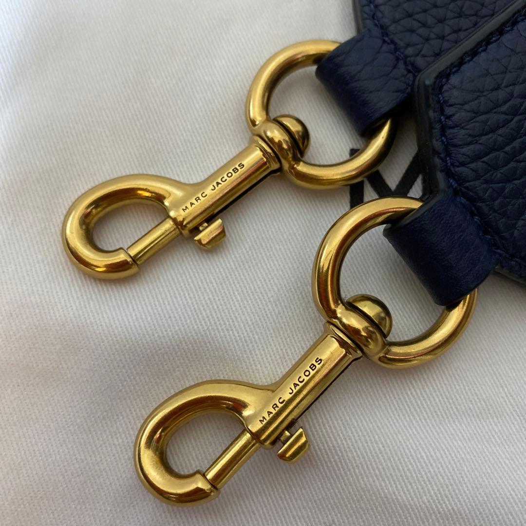MARC JACOBS ショルダーバッグ ゴッサム レザー 2way ネイビー