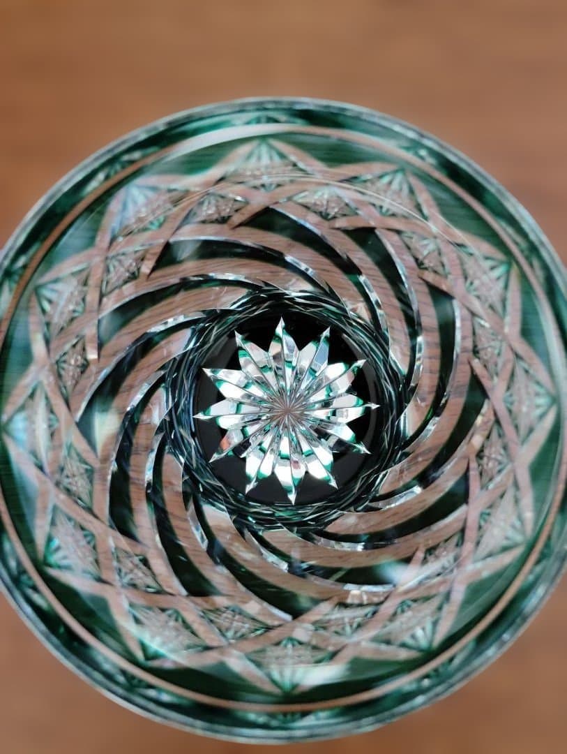 美品】江戸切子2点 作高野秀徳