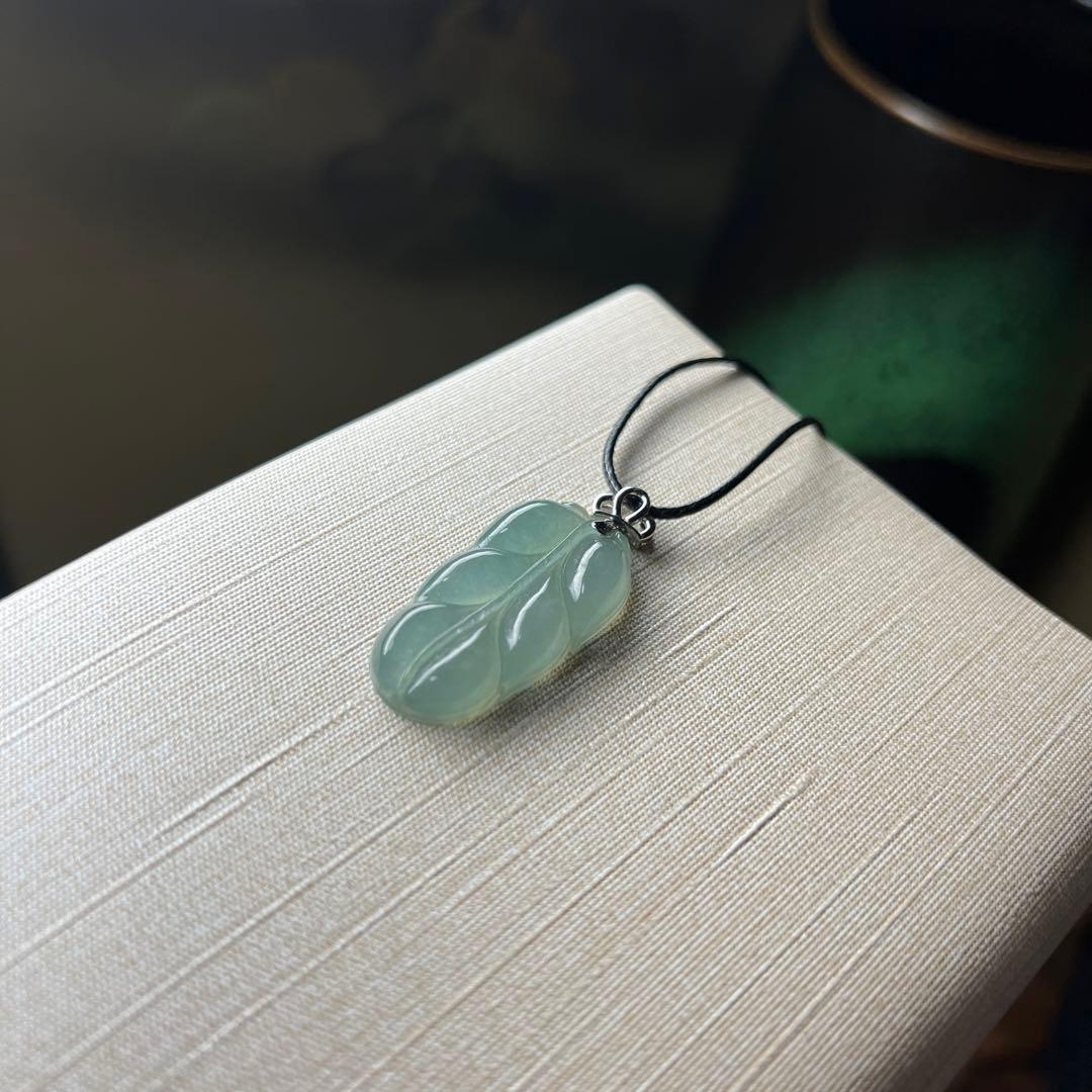 K18刻印本翡翠ネックレストップトヒチ6g 東里7-0507⭐︎2F