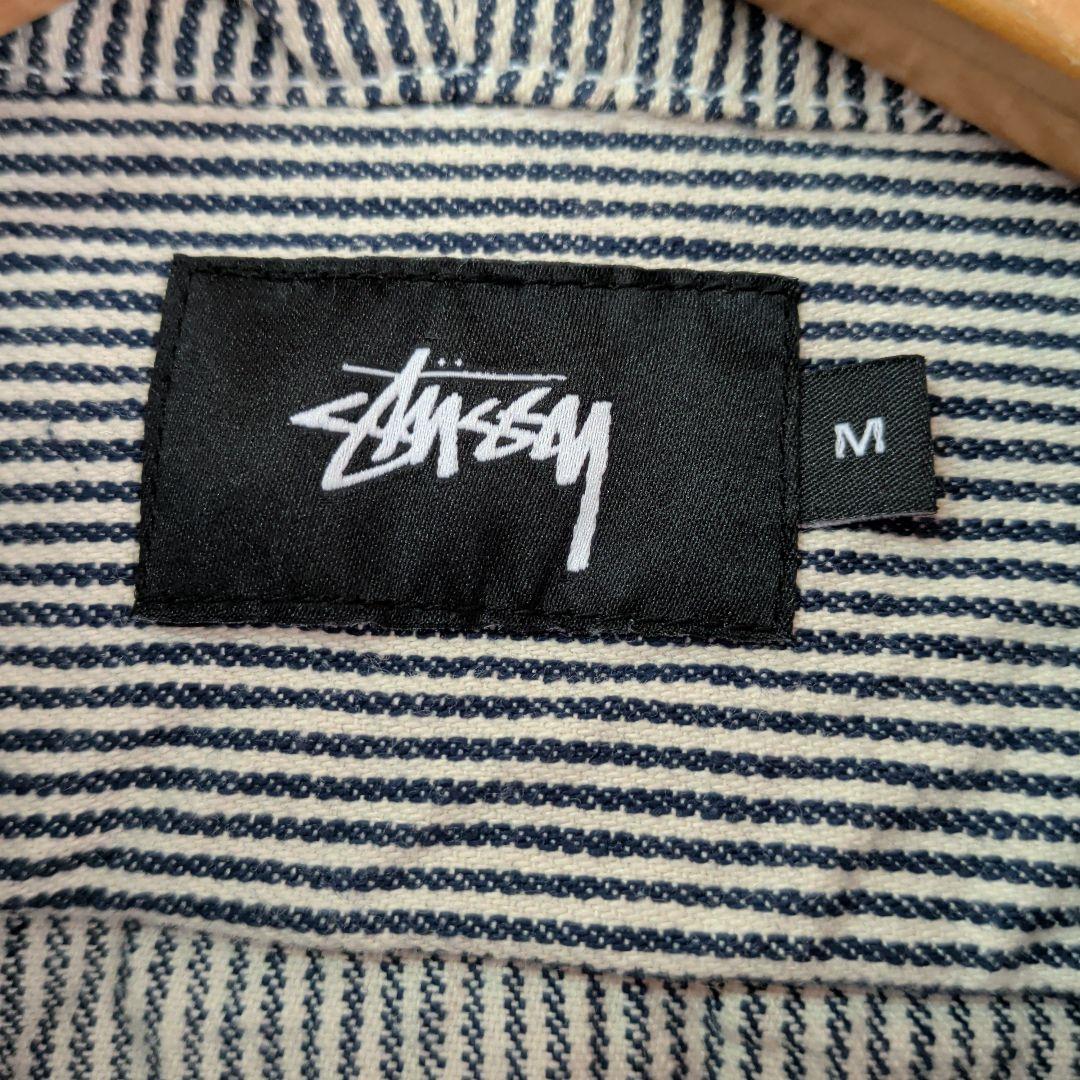 ジャケット・アウター stussy tribe hooded jacket M stripe