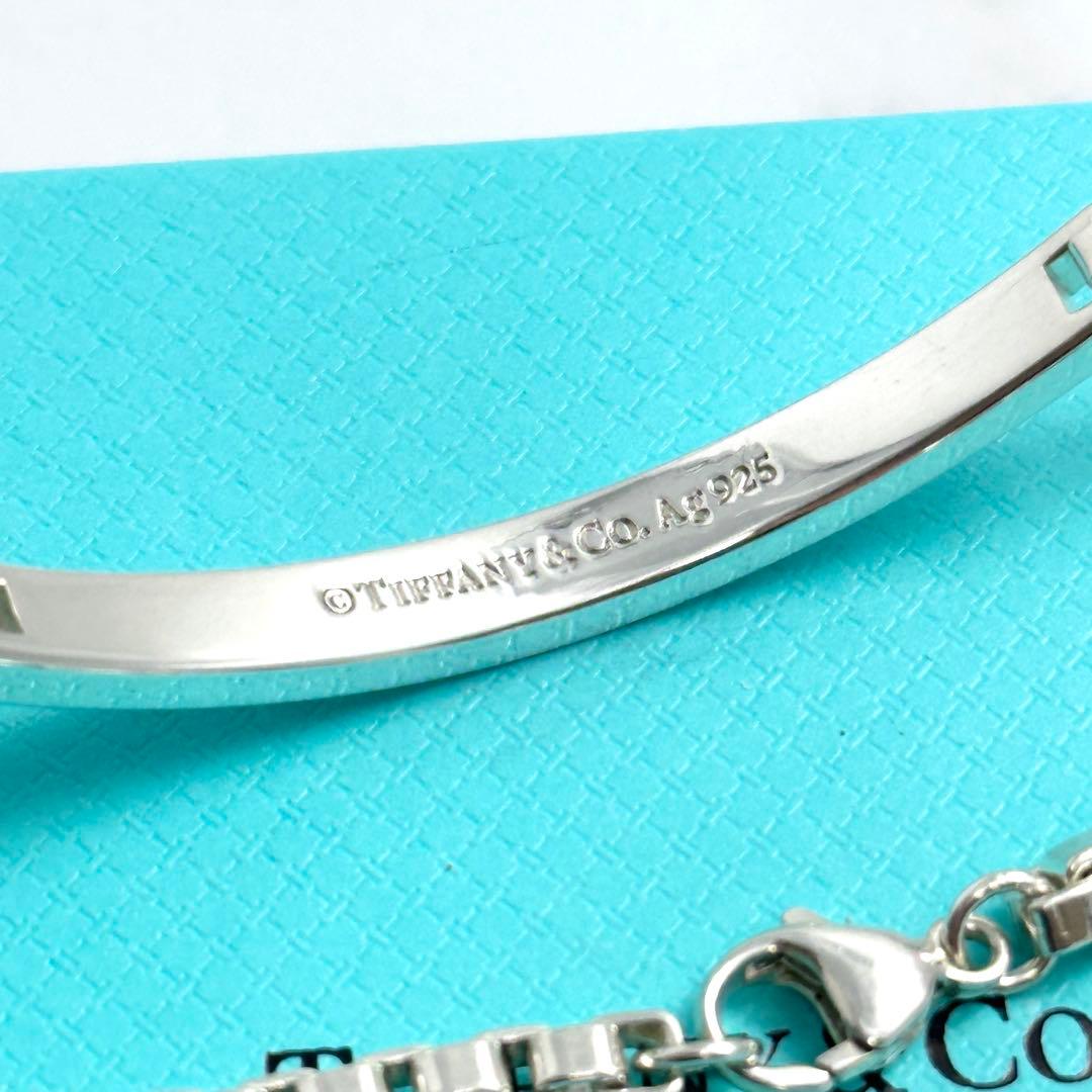 Tiffany ベネチアン ID シルバーブレスレット Ag925 バー