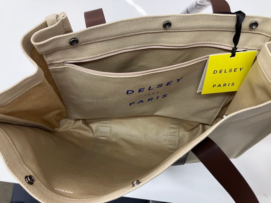 デルセー バッグ ベージュ スーツケース キャリーオンバッグ