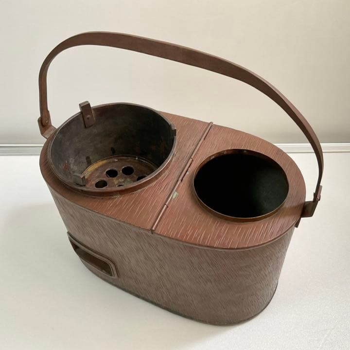 味わいのある野燗炉（燗銅壺）酒燗器 購入 熱燗 アンティーク 【匿名配送】