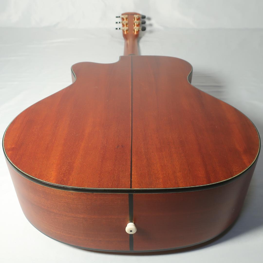 美品 Morris SS-30NAT ミニギター トップ単板 マホガニーボディ MORRIS