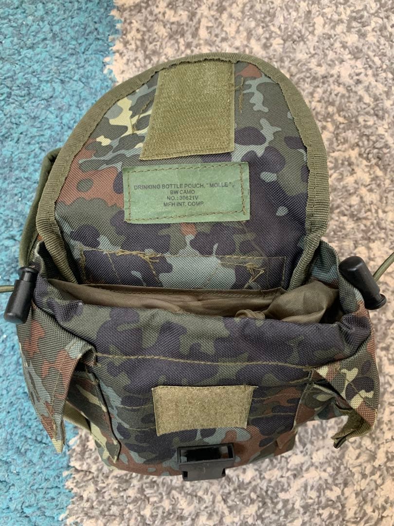 フレックターン迷彩ポーチ3個 Idz ベスト ポーチ類 ドイツ連邦軍