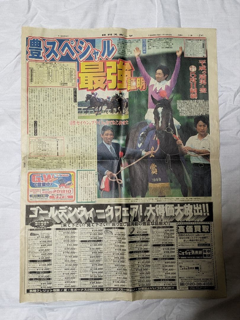 スペシャルウィーク 武豊 日本ダービー 競走馬 パネル 額縁 スポーツ