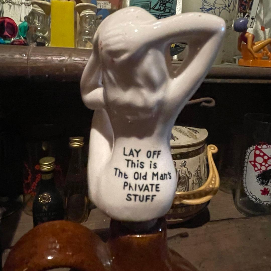 ☆US 50s - 60s ピンナップガール デキャンタ ボトル ビンテージ