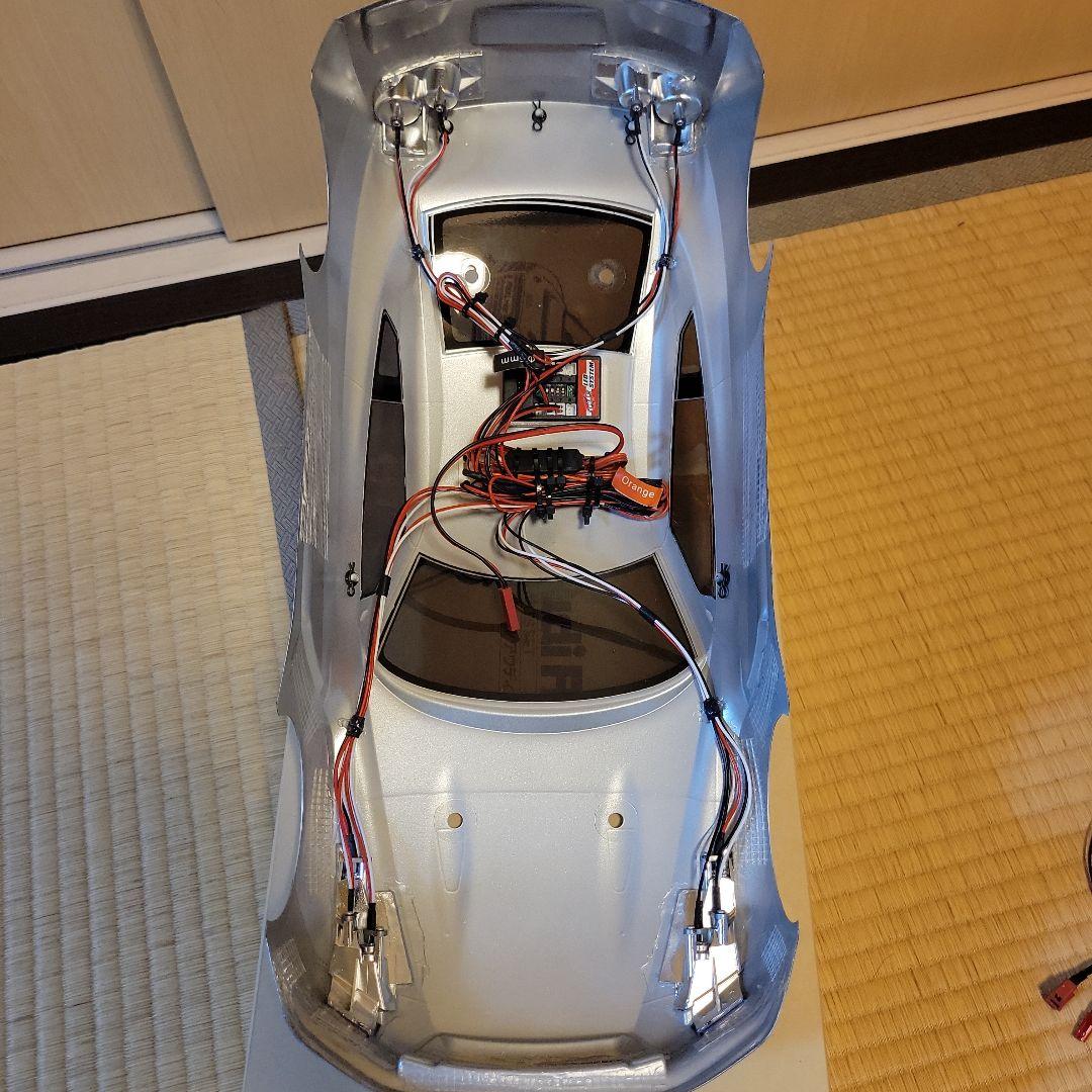 1/10RCタミヤGTR35ボディ、パトカー仕様