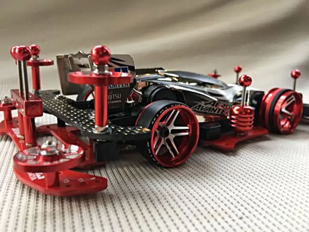 元祖！エアロアバンテ ブラック メタリック カスタム ミニ四駆 改造　確認用！