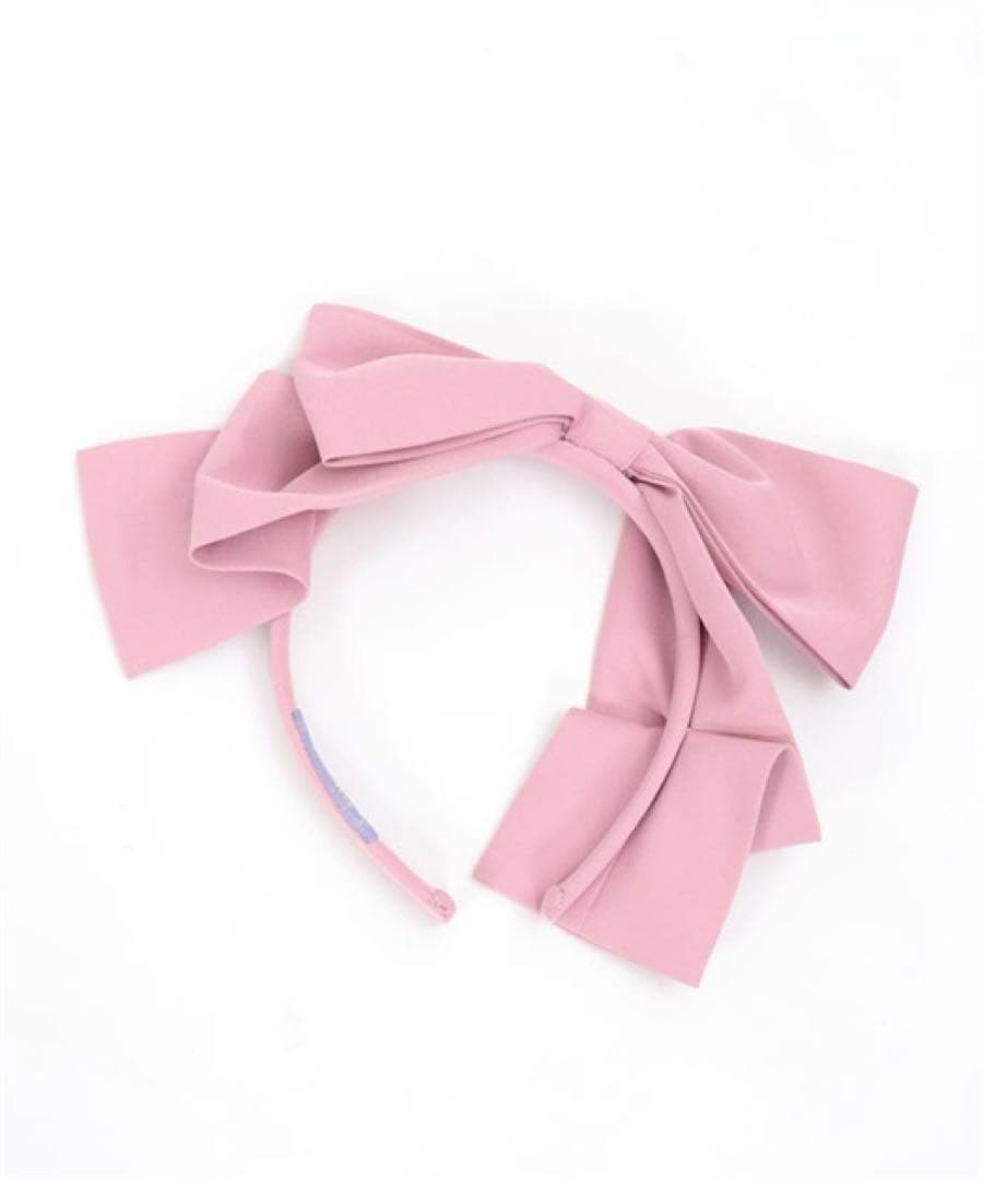 axes femme kawaii青木美沙子 斜めリボンカチューシャ ピンク新品