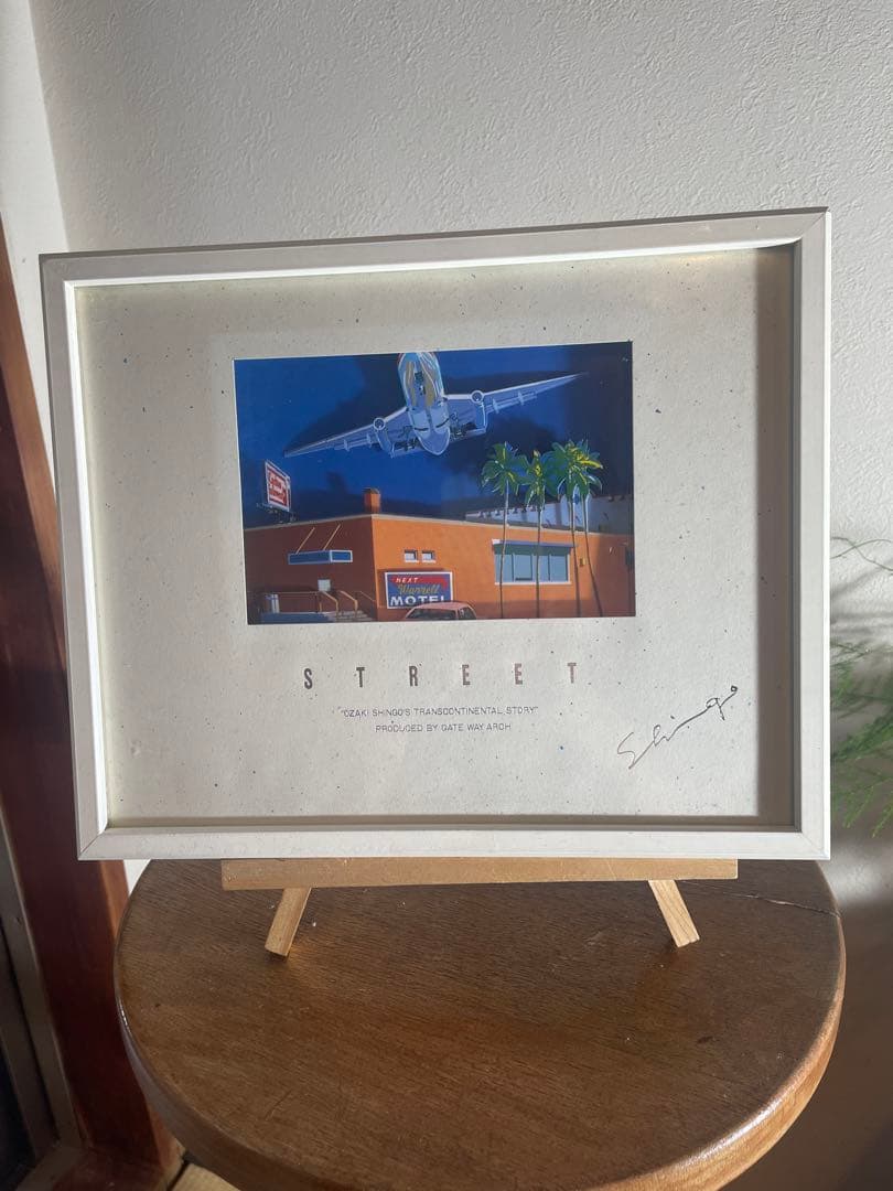 尾崎眞吾　アメリカンドリーム　立体絵画　アート　ヴィンテージ