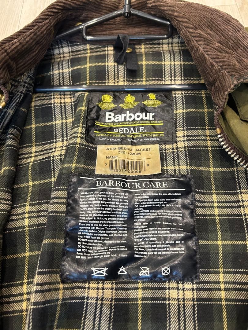 Barbour Bedale Jacket オリーブグリーン
