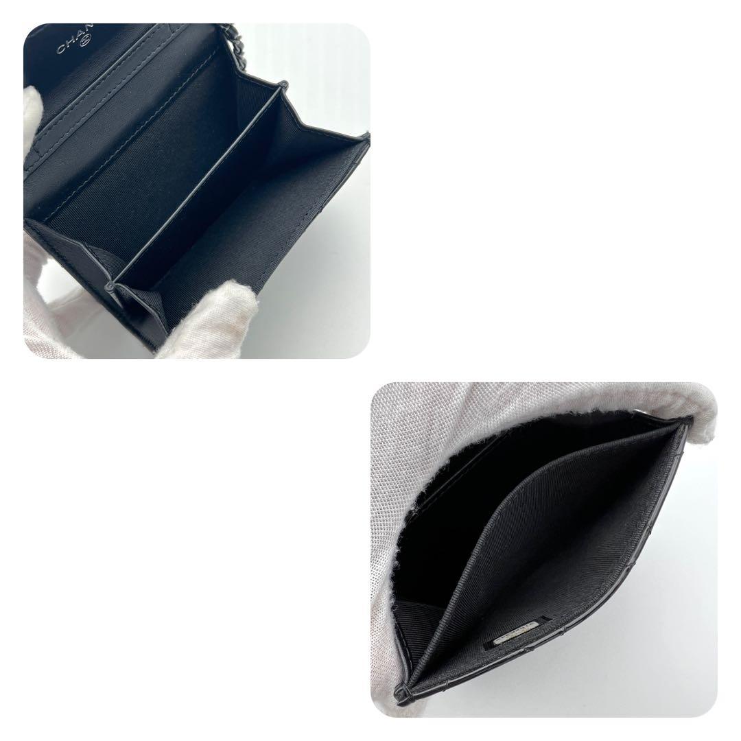 【新品仕様】シャネル チェーンウォレット マトラッセ ココマーク ミニ パテント