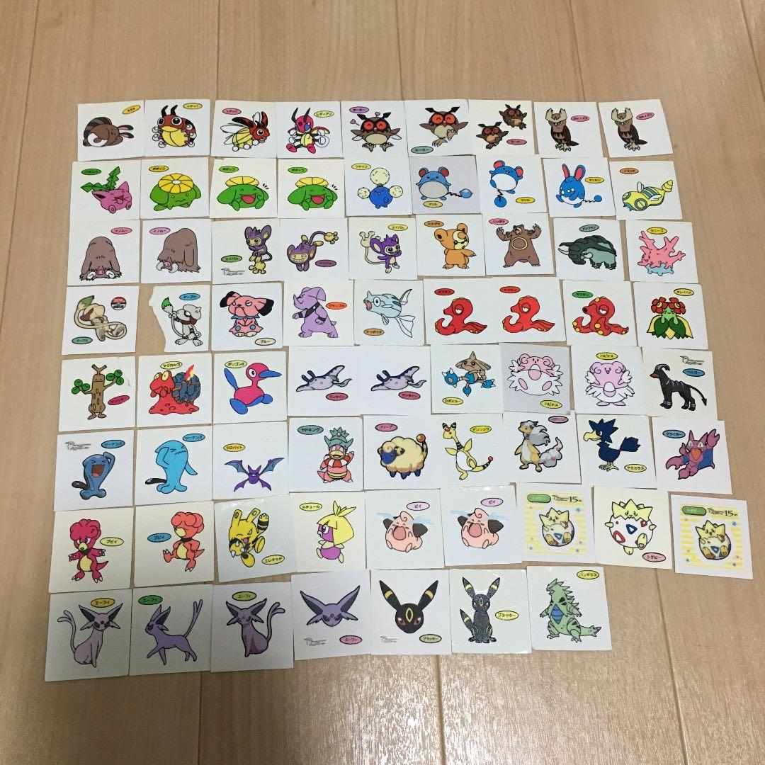 ポケモンデコキャラシールとファイルセット 656枚