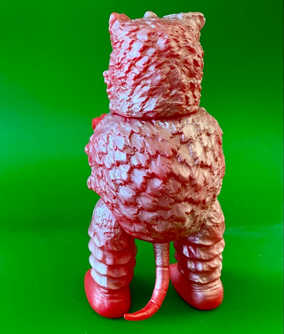 赤ガラモン 尾可動 未使用極美品 ソフビ人形 マルサン刻印無し希少品です！