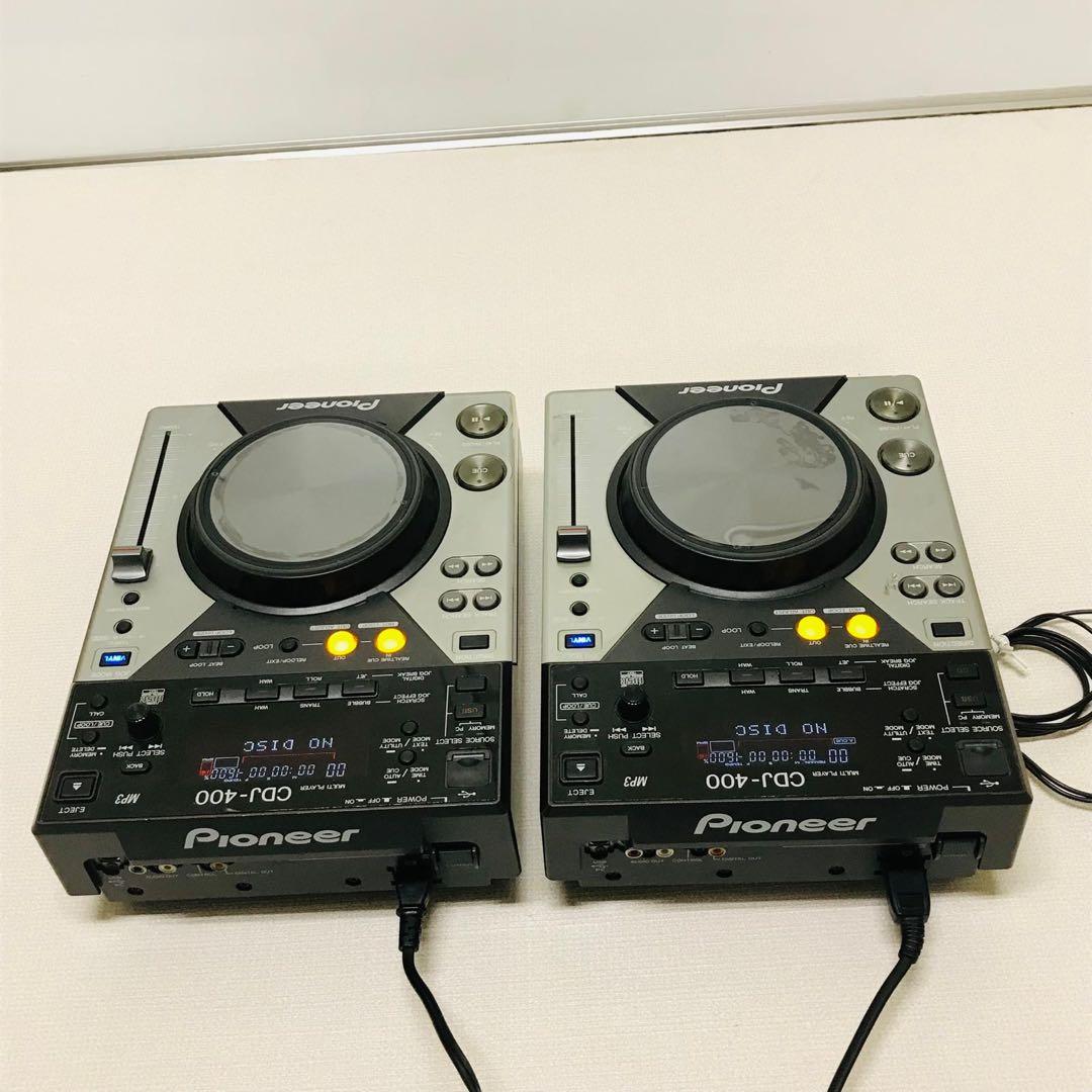 パイオニア　Pioneer CDJ-400 2台セット 動作確認済みです本体のみ Pioneer CDJ-400 2台セット 動作確認済み Pioneer CDJ-400 2台セット 動作