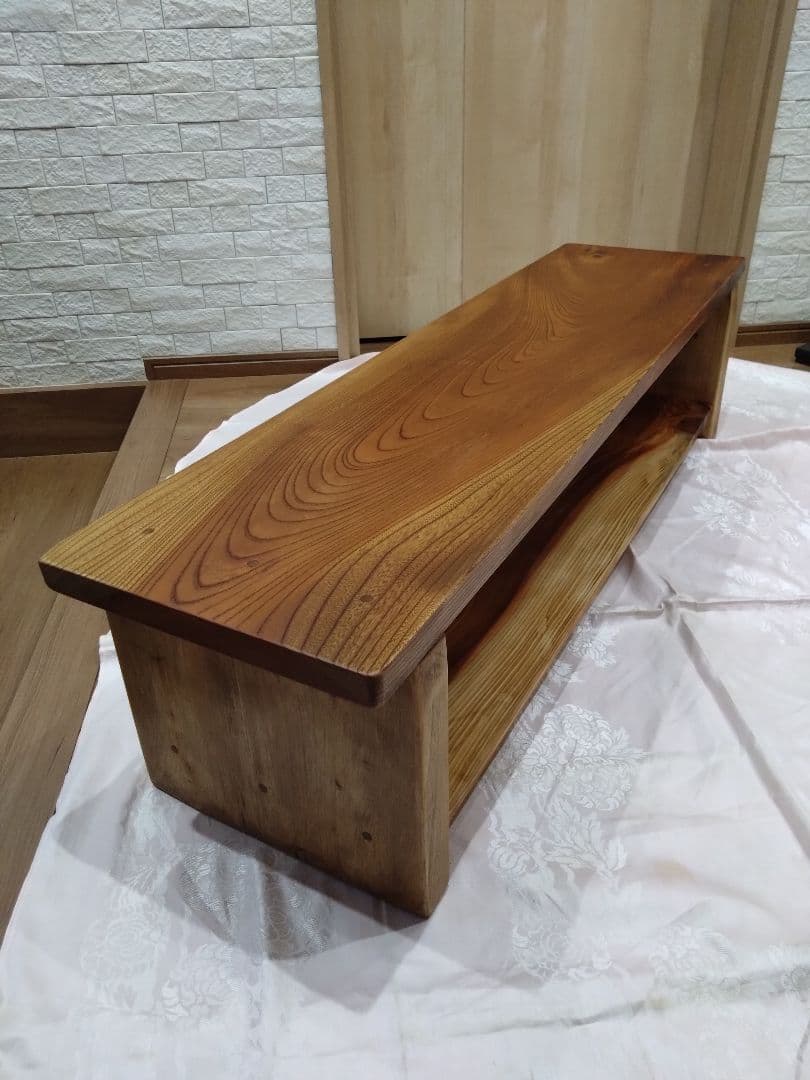 欅一枚板のテレビ台 Okinawa様専用❕長寿のケヤキの杢